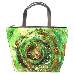 Canvas Acrylic Design Color Bucket Bags by Simbadda