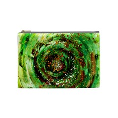 Canvas Acrylic Design Color Cosmetic Bag (medium)  by Simbadda