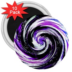 Canvas Acrylic Digital Design 3  Magnets (10 Pack)  by Simbadda