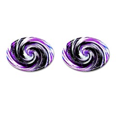 Canvas Acrylic Digital Design Cufflinks (oval) by Simbadda