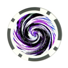 Canvas Acrylic Digital Design Poker Chip Card Guard by Simbadda