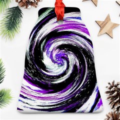 Canvas Acrylic Digital Design Bell Ornament (two Sides) by Simbadda