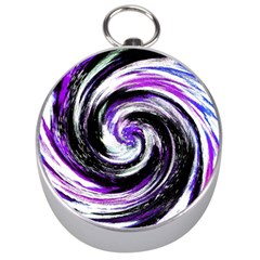 Canvas Acrylic Digital Design Silver Compasses by Simbadda