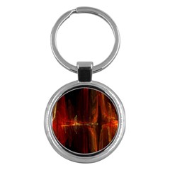 The Burning Of A Bridge Key Chains (round) 