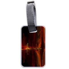 The Burning Of A Bridge Luggage Tags (two Sides) by designsbyamerianna