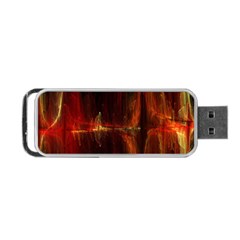 The Burning Of A Bridge Portable Usb Flash (two Sides) by designsbyamerianna