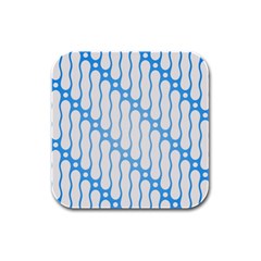 Batik Pattern Rubber Square Coaster (4 Pack)  by Simbadda