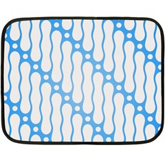 Batik Pattern Fleece Blanket (mini) by Simbadda