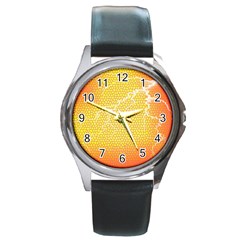 Exotic Backgrounds Round Metal Watch by Simbadda