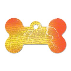 Exotic Backgrounds Dog Tag Bone (two Sides) by Simbadda