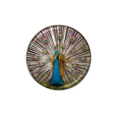 Indian Peacock Plumage Hat Clip Ball Marker by Simbadda