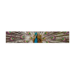 Indian Peacock Plumage Flano Scarf (mini) by Simbadda