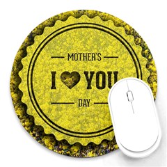 Happy Mother Day Round Mousepads