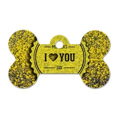 Happy Mother Day Dog Tag Bone (one Side) by Simbadda