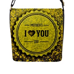 Happy Mother Day Flap Messenger Bag (l)  by Simbadda