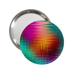 Colourful Weave Background 2 25  Handbag Mirrors