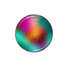 Colourful Weave Background Hat Clip Ball Marker by Simbadda