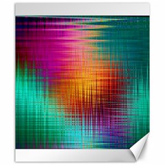 Colourful Weave Background Canvas 20  X 24   by Simbadda