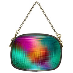 Colourful Weave Background Chain Purses (one Side)  by Simbadda