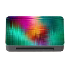 Colourful Weave Background Memory Card Reader With Cf by Simbadda