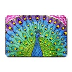 Peacock Bird Animation Small Doormat  24 x16  Door Mat