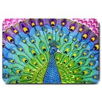 Peacock Bird Animation Large Doormat  30 x20  Door Mat