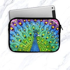 Peacock Bird Animation Apple Ipad Mini Zipper Cases by Simbadda