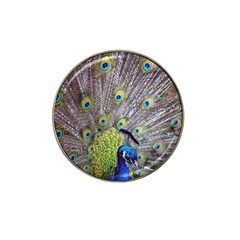 Peacock Bird Feathers Hat Clip Ball Marker by Simbadda