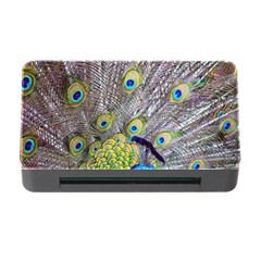 Peacock Bird Feathers Memory Card Reader With Cf by Simbadda