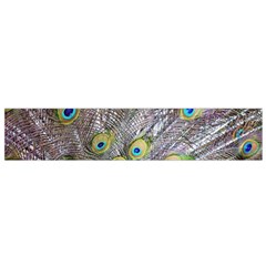 Peacock Bird Feathers Flano Scarf (small)