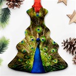 Peacock Bird Ornament (Christmas Tree)  Front