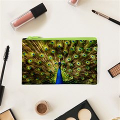 Peacock Bird Cosmetic Bag (xs)