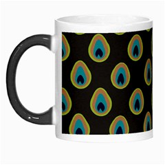 Peacock Inspired Background Morph Mugs by Simbadda