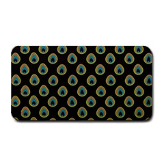 Peacock Inspired Background Medium Bar Mats by Simbadda