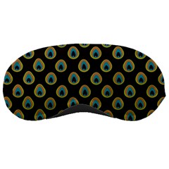 Peacock Inspired Background Sleeping Masks by Simbadda