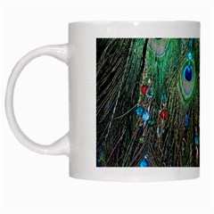 Peacock Jewelery White Mugs