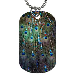 Peacock Jewelery Dog Tag (one Side)