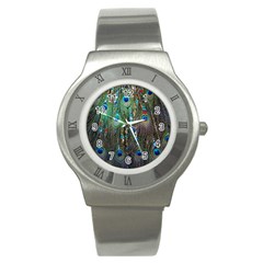 Peacock Jewelery Stainless Steel Watch