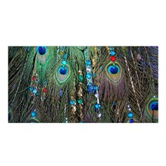 Peacock Jewelery Satin Shawl