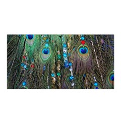 Peacock Jewelery Satin Wrap by Simbadda