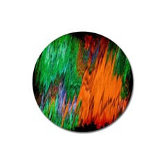 Watercolor Grunge Background Magnet 3  (round) by Simbadda