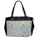 Vintage Hand Drawn Floral Background Office Handbags Front