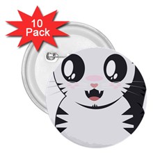 Meow 2 25  Buttons (10 Pack) 