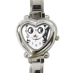 Meow Heart Italian Charm Watch