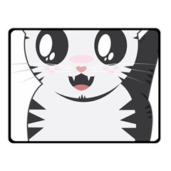 Meow Fleece Blanket (small) by evpoe