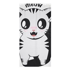 Meow Shower Curtain 36  X 72  (stall)  by evpoe