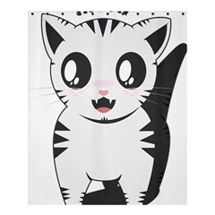 Meow Shower Curtain 60  X 72  (medium)  by evpoe