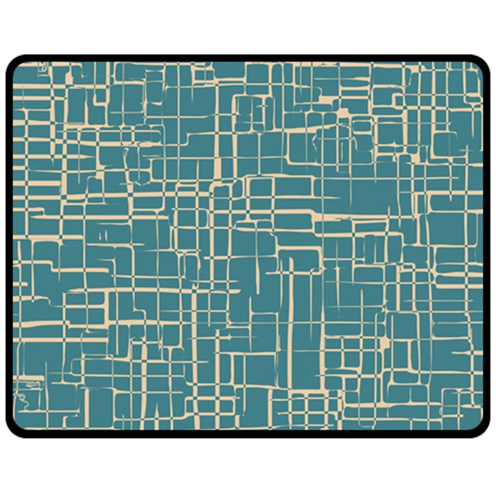  Hand Drawn Lines Background In Vintage Style Fleece Blanket (Medium) 