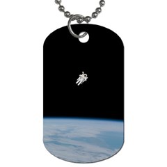 Amazing Stunning Astronaut Amazed Dog Tag (one Side) by Simbadda