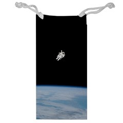 Amazing Stunning Astronaut Amazed Jewelry Bag by Simbadda